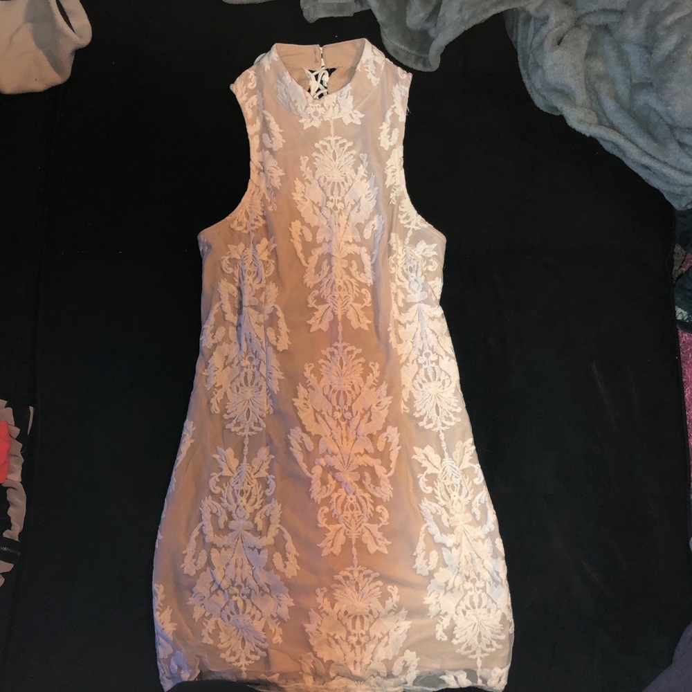 Nude and Lace dress